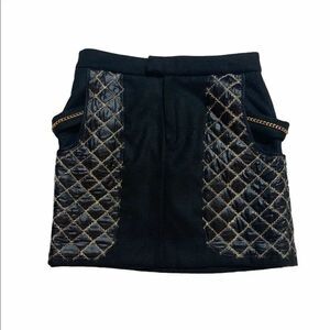 2B. Rych quilted mini skirt